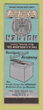 Matchbook Cover - Holden Metal Baths Hardening New Haven CT
