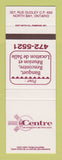 Matchbook Cover Le Centre Les Compagnons des francs loisirs North Bay ON SAMPLE