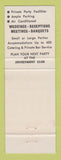 Matchbook Cover - Investment Club Milwaukee WI