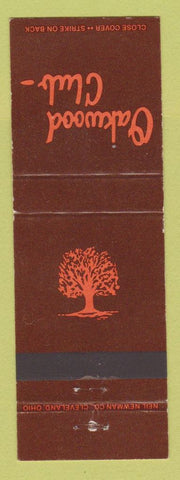 Matchbook Cover - Oakwood Club WEAR