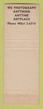 Matchbook Cover - Taylor Photos monkey