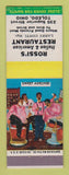 Matchbook Cover - Rossi's Italian American Restaurant Toledo OH