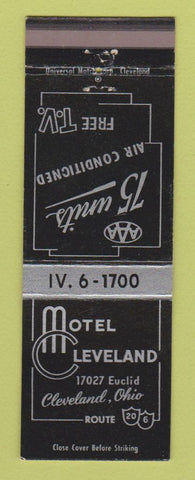 Matchbook Cover - Motel Cleveland OH