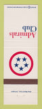 Matchbook Cover - Admirals Club American Airlines