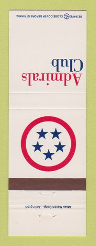 Matchbook Cover - Admirals Club American Airlines