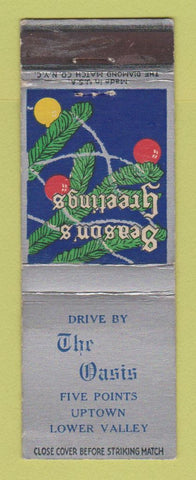 Matchbook Cover - The Oasis Christmas WEAR