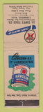 Matchbook Cover - Texaco oil gas Sal Campo's Cambridge MA WEAR