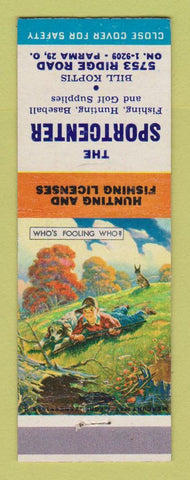 Matchbook Cover - The Sportcenter Parma OH sporting goods