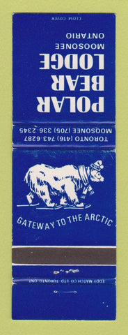 Matchbook Cover - Polar Bear Lodge Moosonee ON WEAR