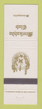 Matchbook Cover - Minikahda Club Minneapolis MN