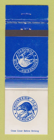Matchbook Cover - Engineers' Club Toronto ON WEAR