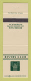 Matchbook Cover - Rivers Club Pittsburgh PA