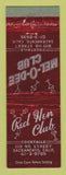 Matchbook Cover - Mel O Dee Club Sacramento CA