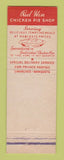 Matchbook Cover - Mel O Dee Club Sacramento CA