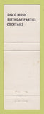 Matchbook Cover - Chuck's Millionaires Clubs Detroit MI ORANGE
