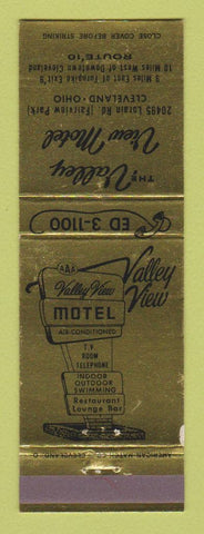 Matchbook Cover - Valley View Motel Cleveland OH
