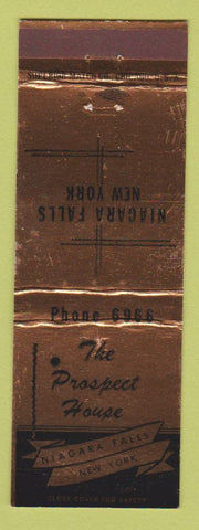 Matchbook Cover - The Prospect House Niagara Falls NY