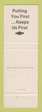 Matchbook Cover - Chevrolet Bill Burris Olney TX