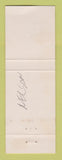 Matchbook Cover - Chevrolet Henrick Naugatuck CT WEAR