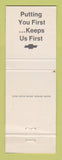 Matchbook Cover - Chevrolet Criser's Hot Springs VA