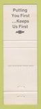 Matchbook Cover - Chevrolet Jack Swain Refugio TX