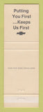 Matchbook Cover - Chevrolet Hartzell Cadillac Bloomsburg PA