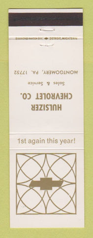 Matchbook Cover - Chevrolet Hulsizer Montgomery PA