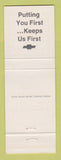 Matchbook Cover - Chevrolet Hulsizer Montgomery PA