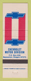 Matchbook Cover - Chevrolet Beaverton OR