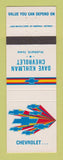 Matchbook Cover - Chevrolet Dave Kuhlman Hubbard IA