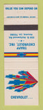 Matchbook Cover - Chevrolet Trapp Houma LA