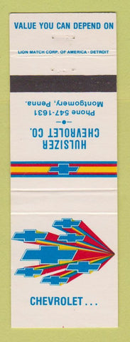 Matchbook Cover - Chevrolet Hulsizer Montgomery PA