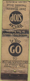 Matchbook Cover - Mutual Service Corp Minneapolis MN bank POOR