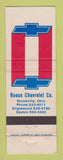 Matchbook Cover - Chevrolet Boose Brookville OH WEAR