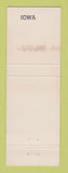 Matchbook Cover - Chevrolet Wright Carlisle IA