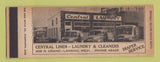 Matchbook Cover - Central Laundry Lansing MI Full Length