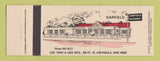 Matchbook Cover - Garfield Restaurant Ashtabula OH Full Length