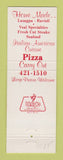 Matchbook Cover - Villa Amantea Garden City MI Full Length