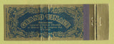 Matchbook Cover - Grand Finale Glendale CA Full Length