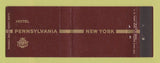 Matchbook Cover - Hotel Pennsylvania New York City Full Length
