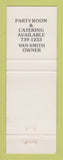 Matchbook Cover - The Peppermill Appleton WI Full Length