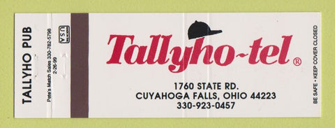 Matchbook Cover - Tallyho Tel Cuyahoga Falls OH Full Length