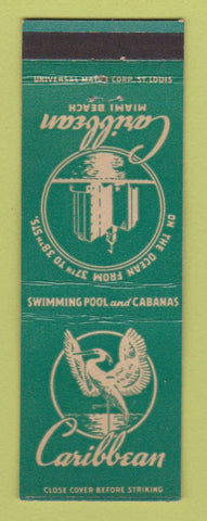 Matchbook Cover - Caribbean Hotel Miami Beach FL WEAR