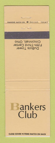 Matchbook Cover - Bankers Club Cincinnati OH