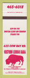 Matchbook Cover - Eastern Lodge Buffalo 1994 Canada ON? SAMPLE