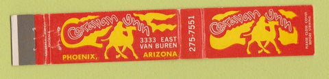 Matchbook Cover - Caravan Inn Phoenix AZ