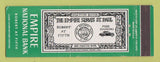 Matchbook Cover - Empire Natonal Bank St Paul MN