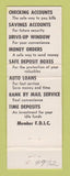 Matchbook Cover - Farmers Trust Company Lees Summit MO