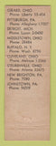 Matchbook Cover - Glenn Cartage Trucking Girard OH Pittsburgh PA Detroit MI