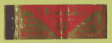 Matchbook Cover - The Everglades Restaurant Buffalo NY Full Length